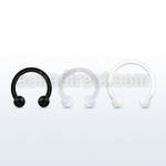 fcbevb25 barbell circular bio flexible bolas 2 5mm al por mayor