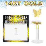 gbibt2 labret bio flexible transparente mariposa moderna oro 14 kts presion venta