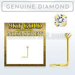 gscdb9 piercing nariz l oro 9 kts 0 6mm diamante redondo 1 5mm mayorista