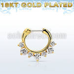 gseph16 septum click plata 925 oro 18 kts barra cierre acero 316l 3 grandes zirconia 4 zirconia distribuidor