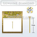 gydb9 piercing nariz doblar tu mismo oro 9 kts 0 6mm diamante redondo 1 5mm distribuidor
