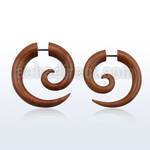 ispsw plug falso madera sawo espiral barra acero 316l al por mayor