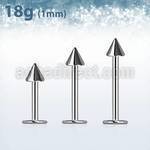 lb18cn3 labret acero quirurgico 1mm cono 3mm distribuidor mayorista