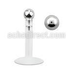 lbib2 labret bio flexible bola acero presion 2mm mayorista