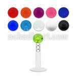 lbivb3 labret bio flexible bola acrilico uv 3mm presion distribuidor mayorista