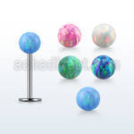lbop3xs labret acero 316l bola opalo 3mm distribuidor