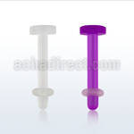 lbrt14 labret retenedor acrilico flexible 14g al por mayor