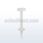 lbrt16 labret retenedor acrilico flexible 16g distribuidor