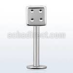 lbsdi4s labret acero quirurgico dado 4mm distribuidor