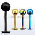 lbtb4s labret acero quirurgico anodizado bola 4mm mayorista