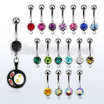 mcd646 piercing ombligo acero quirurgico bola joya bisel 8mm huevos bacon sarten negra 10mm al por mayor