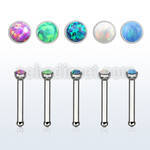 nbsop piercing nariz hueso acero quirurgico 1mm opalos sinteticos redondos 1 5mm distribuidor