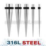 nlspgx expansor acero quirurgico brillo espejo anillos goma doble distribuidor mayorista