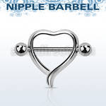 npsh11 pezonera corazon barbell acero 316l bolas 5mm la pezonera esta plata 925 15mm mayorista