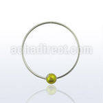 ns07gb aro nariz plata esterlina 0 6mm bola oro 12mm 1 pieza venta