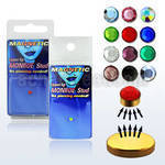 pkmr1 surtido piercings falsos piercing monroe falso magnetico 3mm cristal bandeja magnetica dorada 1 pieza distribuidor mayorista