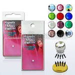 pktg1 surtido piercings falsos piercing tragus falso magnetico 3mm cristal color dorado magnetico venta