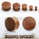 pws dilatacion plug doble flare madera sawo mayorista