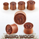 pwsbud plug madera sawo imagen buddha tallada mano mayorista