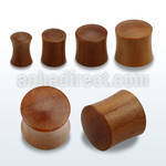 pwt dilatacion plug doble flare madera teca al por mayor