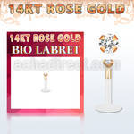 rbizcs clear labret bio flexible bola presion oro rosa 14 kts zirconia redonda 1 5mm mayorista