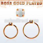 rsnho15 aro continuo nariz plata 925 oro rosa opalo 1 5mm mayorista