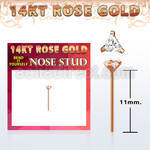 ryztc1 piercing nariz doblar tu mismo oro rosa 14 kts 0 6mm zirconia tri 3mm mayorista