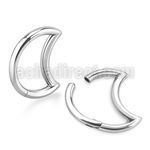 sgsh2 316l steel hinged segment ring moon