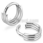 sgsh6 316l steel hinged segment ring triple