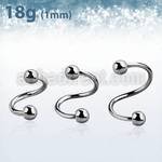 sp18b3 espiral acero quirurgico 1mm bolas 3mm al por mayor