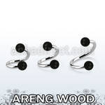 spar5 espiral organica barra acero 316l bolas madera areng 5mm venta