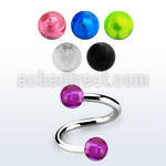 spbuv espiral acero quirurgico bolas reactivo uv acrnilicas 5mm mayorista