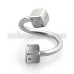 spesdi espiral ceja acero quirurgico dados 3mm mayorista