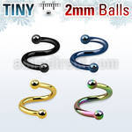 spetb2 espiral titanio g23 anodizado bolas 2mm al por mayor