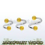 spjf5 espiral organica barra acero 316l bolas madera jaca 5mm venta