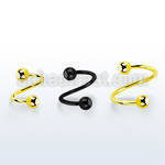 spt20b espiral ceja acero quirurgico anodizado bolas 3mm distribuidor mayorista