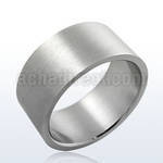 sr125m anillo alianza ancha acero inoxidable mate mayorista