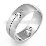sr290 anillo cortado acero inoxidable mate triskel cortado distribuidor mayorista