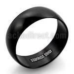 srb17 anillo banda ancha acero inoxidable anodizado negro distribuidor mayorista
