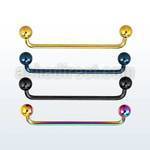 subta barbell superficial industrial acero 316l anodizado 90 grados bolas 5mm 35mm al por mayor