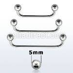 sudb5 barbell superficial industrial acero quirurgico 90 grados bolas 5mm mayorista