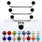 sudpr5 barbell superficial industrial acero quirurgico 90 grados bolas perla 5mm venta
