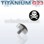 talg1 microdermal titanio g23 disco 4mm logo calavera rosca interna base microdermal 2mm 2 5mm mayorista