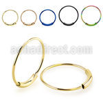 tend pvd 316l steel endless nose ring