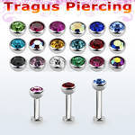 tlbhjb3 labret tragus acero 316l base redonda 2 5mm tragus piercing bola 3mm media joya bisel mayorista