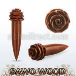 tpsafl expansor madera sawo rosa tallada mano mayorista