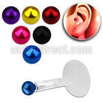 trgs11 piercing tragus bio flex bola 2mm plata esterlina colores venta