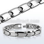 ub116 brazalete tungsteno brillo espejo uniones interconectadas venta