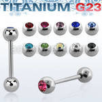 ubbc barbell lengua titanio g23 bola joya bisel 6mm bola titanio liso 6mm inferior distribuidor