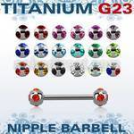 ubbnp5c barbell pezon titanio g23 bolas multi joya 5mm lados distribuidor mayorista